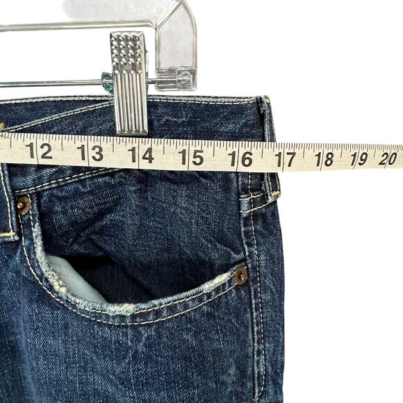 Ezra Fitch Abercrombie Y2K Jeans Womens 29 Blue Bootcut Low Rise Retro Classic - Picture 7 of 15